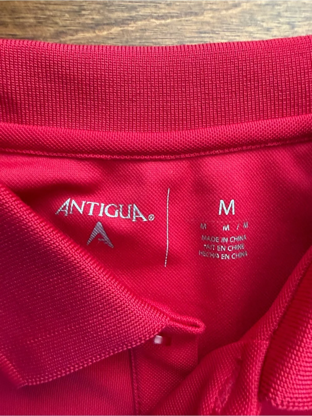 Antigua St. Louis Cardinals Red Polo Shirt Men's Size Medium MLB Baseball